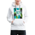 1970 Frauen Premium Hoodie - Weiß