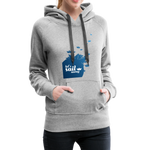 Sail Away Frauen Premium Hoodie - Grau meliert