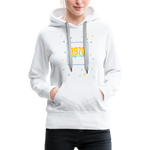 1970 Frauen Premium Hoodie - Weiß