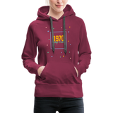 1970 Frauen Premium Hoodie - Bordeaux