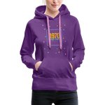 1970 Frauen Premium Hoodie - Purple