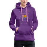 2000 Frauen Premium Hoodie - Purple