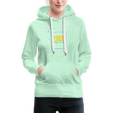 2000 Frauen Premium Hoodie - helles Mintgrün