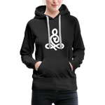 Yoga Frauen Premium Hoodie - Schwarz