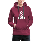 Yoga Frauen Premium Hoodie - Bordeaux