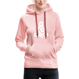 Yoga Frauen Premium Hoodie - Kristallrosa