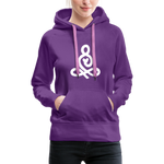 Yoga Frauen Premium Hoodie - Purple