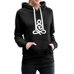 Yoga Frauen Premium Hoodie - Anthrazit