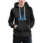 Yoga Frauen Premium Hoodie - Schwarz