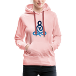 Yoga Frauen Premium Hoodie - Kristallrosa