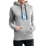 Vitamin Sea Frauen Premium Hoodie - Grau meliert