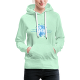 Vitamin Sea Frauen Premium Hoodie - helles Mintgrün