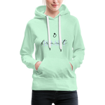 Braut Frauen Premium Hoodie - helles Mintgrün