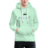 Braut Frauen Premium Hoodie - helles Mintgrün