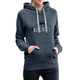 Braut Frauen Premium Hoodie - Jeansblau