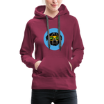 Hund Woof Frauen Premium Hoodie - Bordeaux