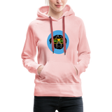 Hund Woof Frauen Premium Hoodie - Kristallrosa