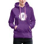 Yoga Frauen Premium Hoodie - Purple