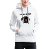 Big Sister Frauen Premium Hoodie - Weiß