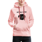 Big Sister Frauen Premium Hoodie - Kristallrosa