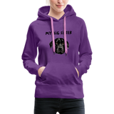 Big Sister Frauen Premium Hoodie - Purple