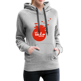 Sail Away Frauen Premium Hoodie - Grau meliert