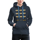 Let It Bee Frauen Premium Hoodie - Navy