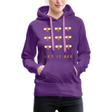 Let It Bee Frauen Premium Hoodie - Purple