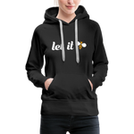 Let It Bee Frauen Premium Hoodie - Schwarz