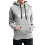 Let It Bee Frauen Premium Hoodie - Grau meliert