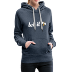 Let It Bee Frauen Premium Hoodie - Jeansblau