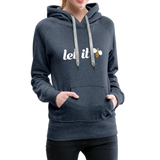 Let It Bee Frauen Premium Hoodie - Jeansblau