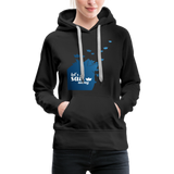 Sail Away Frauen Premium Hoodie - Schwarz