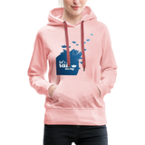 Sail Away Frauen Premium Hoodie - Kristallrosa