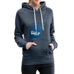 Sail Away Frauen Premium Hoodie - Jeansblau