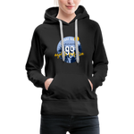 1991 Frauen Premium Hoodie - Schwarz