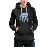 1991 Frauen Premium Hoodie - Schwarz