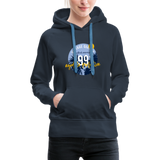 1991 Frauen Premium Hoodie - Navy