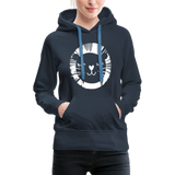 Löwe Frauen Premium Hoodie - Navy