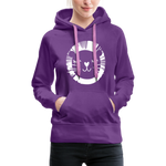 Löwe Frauen Premium Hoodie - Purple