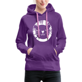 Löwe Frauen Premium Hoodie - Purple