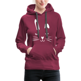 Hase Frauen Premium Hoodie - Bordeaux