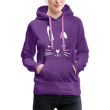Hase Frauen Premium Hoodie - Purple