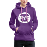 Faultier Frauen Premium Hoodie - Purple