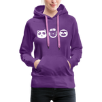 Tier Frauen Premium Hoodie - Purple