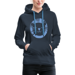 Löwe Frauen Premium Hoodie - Navy