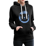 Löwe Frauen Premium Hoodie - Anthrazit