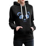 Panda Frauen Premium Hoodie - Anthrazit