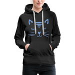 Katze Frauen Premium Hoodie - Schwarz