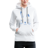 Hase Frauen Premium Hoodie - Weiß